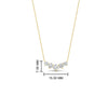Load image into Gallery viewer, 0.50-carat-five-stone-round-diamond-pendant-necklace-in-FD-PD11130RO-0.50CT-NL-YG