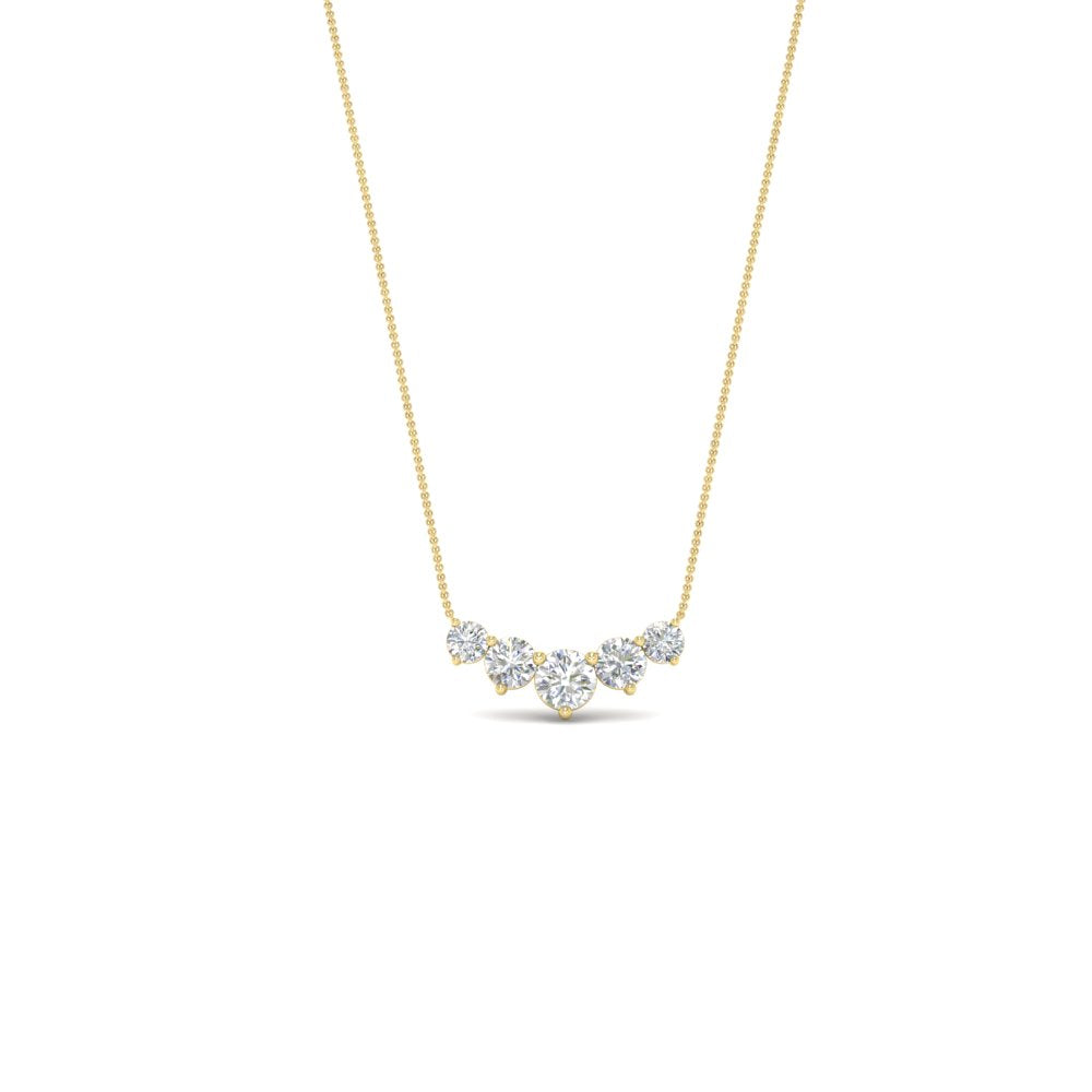 0.50-carat-five-stone-round-diamond-pendant-necklace-in-FD-PD11130RO-0.50CT-NL-YG