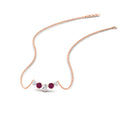 Thumbnail 15 - 0.50-carat-five-stone-round-diamond-pendant-necklace-with-pink-sapphire-in-FD-PD11130ROGSADRPI-0.50CT-NL-RG
