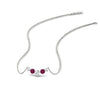 Load image into Gallery viewer, 0.50-carat-five-stone-round-diamond-pendant-necklace-with-pink-sapphire-in-FD-PD11130ROGSADRPI-0.50CT-NL-WG