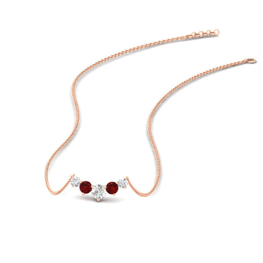 0.50-carat-five-stone-round-diamond-pendant-necklace-with-ruby-in-FD-PD11130ROGRUDR-0.50CT-NL-RG
