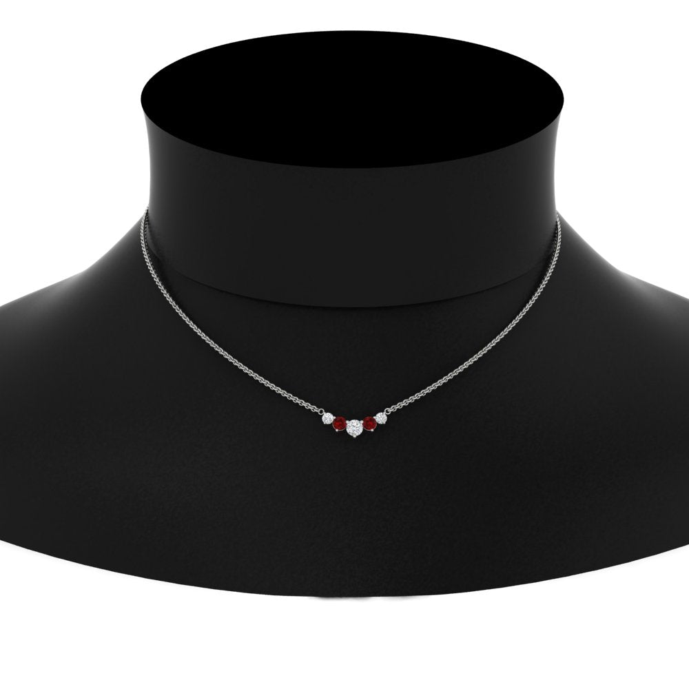 0.50-carat-five-stone-round-diamond-pendant-necklace-with-ruby-in-FD-PD11130ROGRUDR-0.50CT-NL-WG
