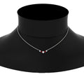 Thumbnail 6 - 0.50-carat-five-stone-round-diamond-pendant-necklace-with-ruby-in-FD-PD11130ROGRUDR-0.50CT-NL-WG
