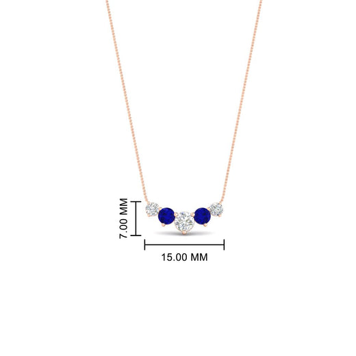 0.50-carat-five-stone-round-diamond-pendant-necklace-with-sapphire-in-FD-PD11130ROGSABL-0.50CT-NL-RG