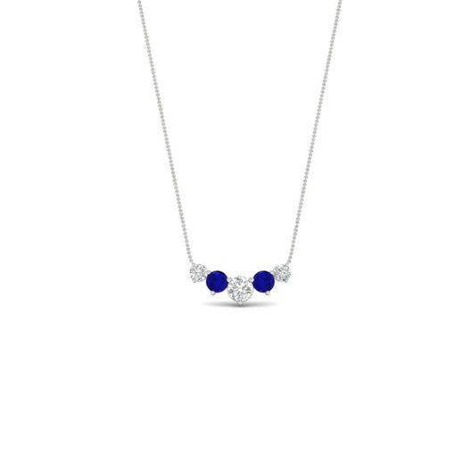 0.50-carat-five-stone-round-diamond-pendant-necklace-with-sapphire-in-FD-PD11130ROGSABL-0.50CT-NL-WG