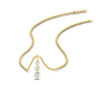 Load image into Gallery viewer, 0.50-carat-graduated-3-stone-diamond-necklace-in-FDPD11293-0.50CT-NL-YG
