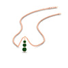 Load image into Gallery viewer, 0.50-carat-graduated-3-stone-emerald-necklace-in-rose-gold-FDPD11293GEMGR-0.50CT-NL-RG_73173f87-e285-4551-86c4-70eaef53e1b9.jpg?v=1752569864