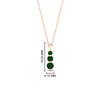 Load image into Gallery viewer, 0.50-carat-graduated-3-stone-emerald-necklace-in-rose-gold-FDPD11293GEMGRANGLE1-0.50CT-NL-RG-HW_e66fe536-9784-458f-82b5-231b286232a6.jpg?v=1752569865