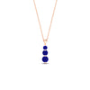 Load image into Gallery viewer, 0.50-carat-graduated-3-stone-sapphire-necklace-in-rose-gold-FDPD11293GSABLANGLE1-0.50CT-NL-RG.jpg?v=1752569864