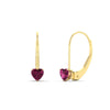 Load image into Gallery viewer, 0.50-carat-heart-shape-pink-sapphire-stud-leverback-earrings-in-yellow-gold-FDEAR9225HTGSADRPI-0.50 CT-NL-YG