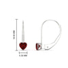 Load image into Gallery viewer, 0.50-carat-heart-shape-ruby-stud-leverback-earrings-in-white-gold-FDEAR9225HTGRUDR-0.50 CT-NL-WG