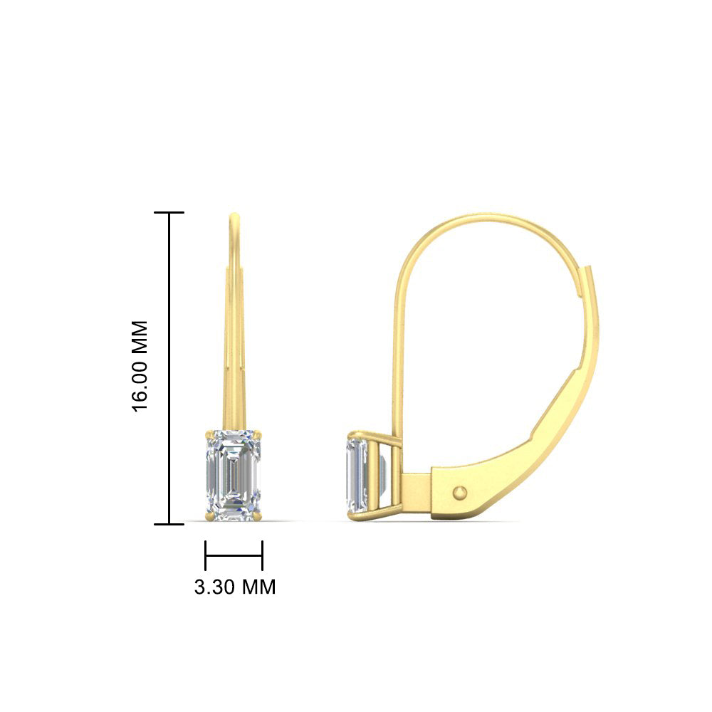 0.50-carat-lever-back-emerald-diamond-studs-earrings-in-yellow-gold-FD-EAR9225EM-0.50 CT-NL-YG