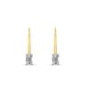 Load image into Gallery viewer, 0.50-carat-lever-back-emerald-diamond-studs-earrings-in-yellow-gold-FD-EAR9225EM-0.50 CT-NL-YG