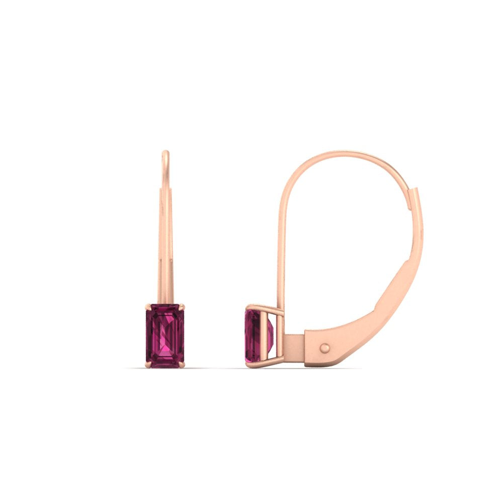 0.50-carat-lever-back-emerald-pink-sapphire-studs-earrings-in-rose-gold-FD-EAR9225EMGSADRPI-0.50 CT-NL-RG