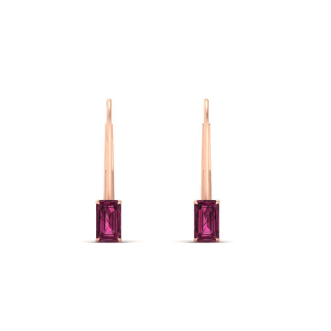 0.50-carat-lever-back-emerald-pink-sapphire-studs-earrings-in-rose-gold-FD-EAR9225EMGSADRPI-0.50 CT-NL-RG