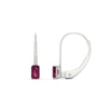 Load image into Gallery viewer, 0.50-carat-lever-back-emerald-pink-sapphire-studs-earrings-in-white-gold-FD-EAR9225EMGSADRPI-0.50 CT-NL-WG