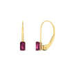 Load image into Gallery viewer, 0.50-carat-lever-back-emerald-pink-sapphire-studs-earrings-in-yellow-gold-FD-EAR9225EMGSADRPI-0.50 CT-NL-YG