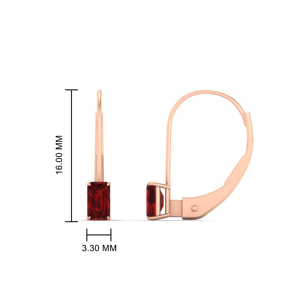 0.50-carat-lever-back-emerald-ruby-studs-earrings-in-rose-gold-FD-EAR9225EMGRUDR-0.50 CT-NL-RG