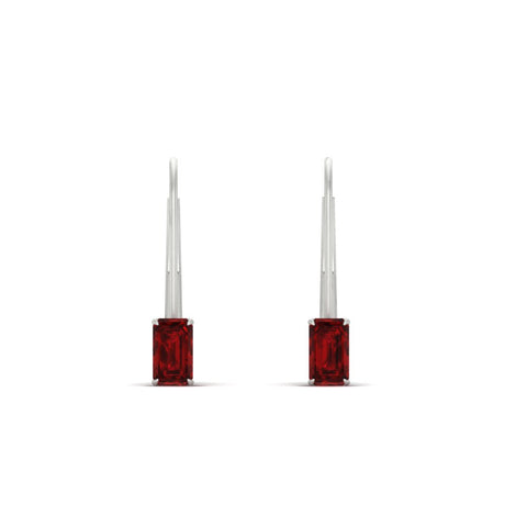 0.50-carat-lever-back-emerald-ruby-studs-earrings-in-white-gold-FD-EAR9225EMGRUDR-0.50 CT-NL-WG