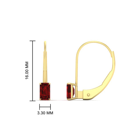 0.50-carat-lever-back-emerald-ruby-studs-earrings-in-yellow-gold-FD-EAR9225EMGRUDR-0.50 CT-NL-YG
