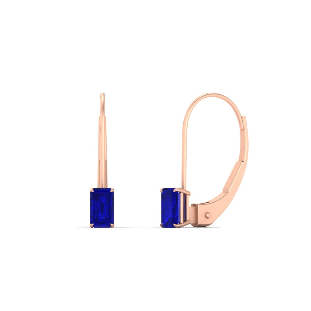 0.50-carat-lever-back-emerald-sapphire-studs-earrings-in-rose-gold-FD-EAR9225EMGSABL-0.50 CT-NL-RG