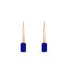 Load image into Gallery viewer, 0.50-carat-lever-back-emerald-sapphire-studs-earrings-in-rose-gold-FD-EAR9225EMGSABL-0.50 CT-NL-RG