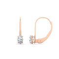 Thumbnail 22 - 0.50-carat-oval-diamond-lever-back stud-earrings-in-rose-gold-FDEAR9225OV-0.50CT-NL-RG