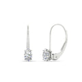 Thumbnail 1 - 0.50-carat-oval-diamond-lever-back stud-earrings-in-white-gold-FDEAR9225OV-0.50CT-NL-WG