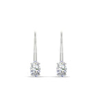 Load image into Gallery viewer, 0.50-carat-oval-diamond-lever-back stud-earrings-in-white-gold-FDEAR9225OV-0.50CT-NL-WG
