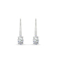 Thumbnail 4 - 0.50-carat-oval-diamond-lever-back stud-earrings-in-white-gold-FDEAR9225OV-0.50CT-NL-WG