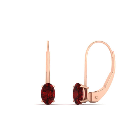 0.50-carat-oval-ruby-lever-back stud-earrings-in-rose-gold-FDEAR9225OVGRUDR-0.50CT-NL-RG
