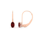 Thumbnail 37 - 0.50-carat-oval-ruby-lever-back stud-earrings-in-rose-gold-FDEAR9225OVGRUDR-0.50CT-NL-RG