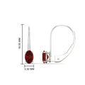 Thumbnail 18 - 0.50-carat-oval-ruby-lever-back stud-earrings-in-white-gold-FDEAR9225OVGRUDR-0.50CT-NL-WG