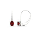 Thumbnail 17 - 0.50-carat-oval-ruby-lever-back stud-earrings-in-white-gold-FDEAR9225OVGRUDR-0.50CT-NL-WG