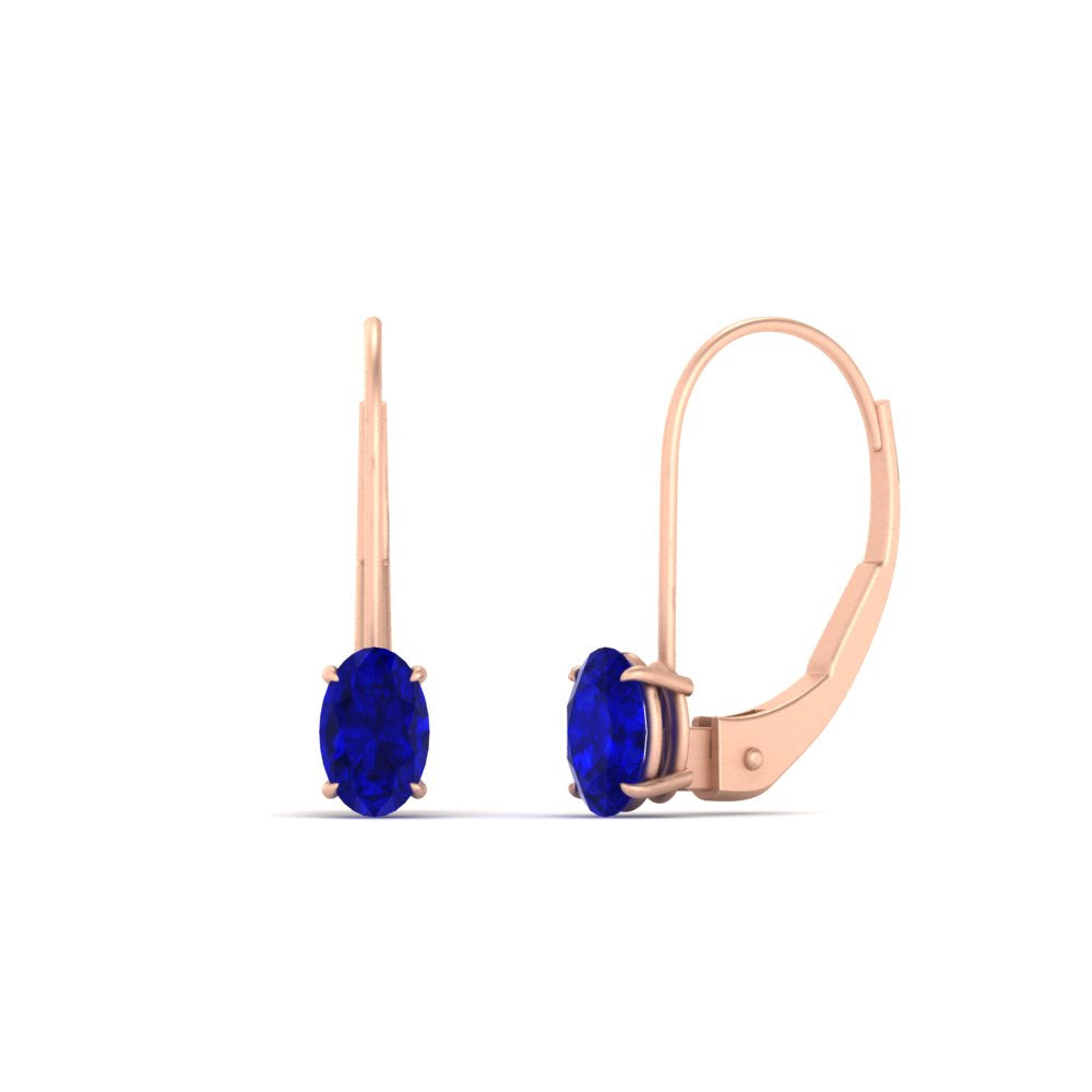 0.50-carat-oval-sapphire-lever-back stud-earrings-in-rose-gold-FDEAR9225OVGSABL-0.50CT-NL-RG