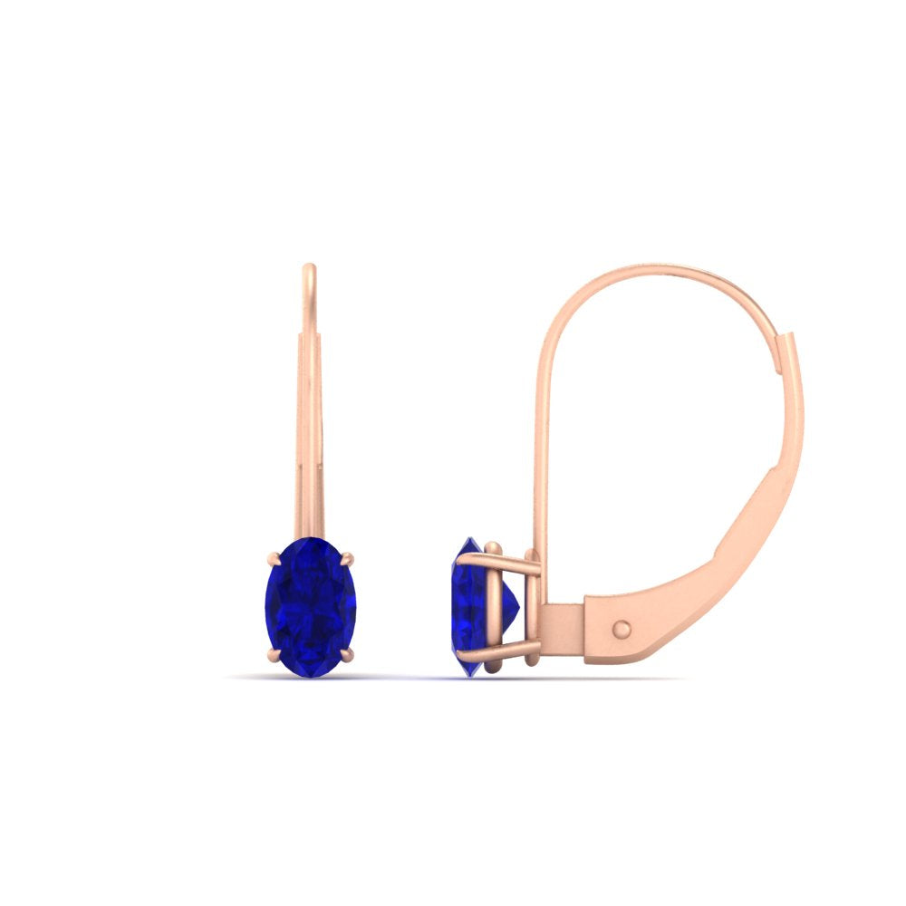 0.50-carat-oval-sapphire-lever-back stud-earrings-in-rose-gold-FDEAR9225OVGSABL-0.50CT-NL-RG