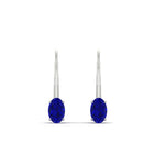 Load image into Gallery viewer, 0.50-carat-oval-sapphire-lever-back stud-earrings-in-white-gold-FDEAR9225OVGSABL-0.50CT-NL-WG
