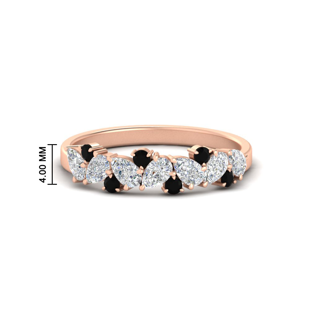 0.50-carat-pear-diamond-and-black-diamond-anniversary-wedding-band-in-rose-gold-FD9174BGBLACK-0.50CT-NL-RG-HW