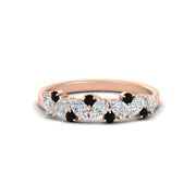 0.50-carat-pear-diamond-and-black-diamond-anniversary-wedding-band-in-rose-gold-FD9174BGBLACK-0.50CT-NL-RG