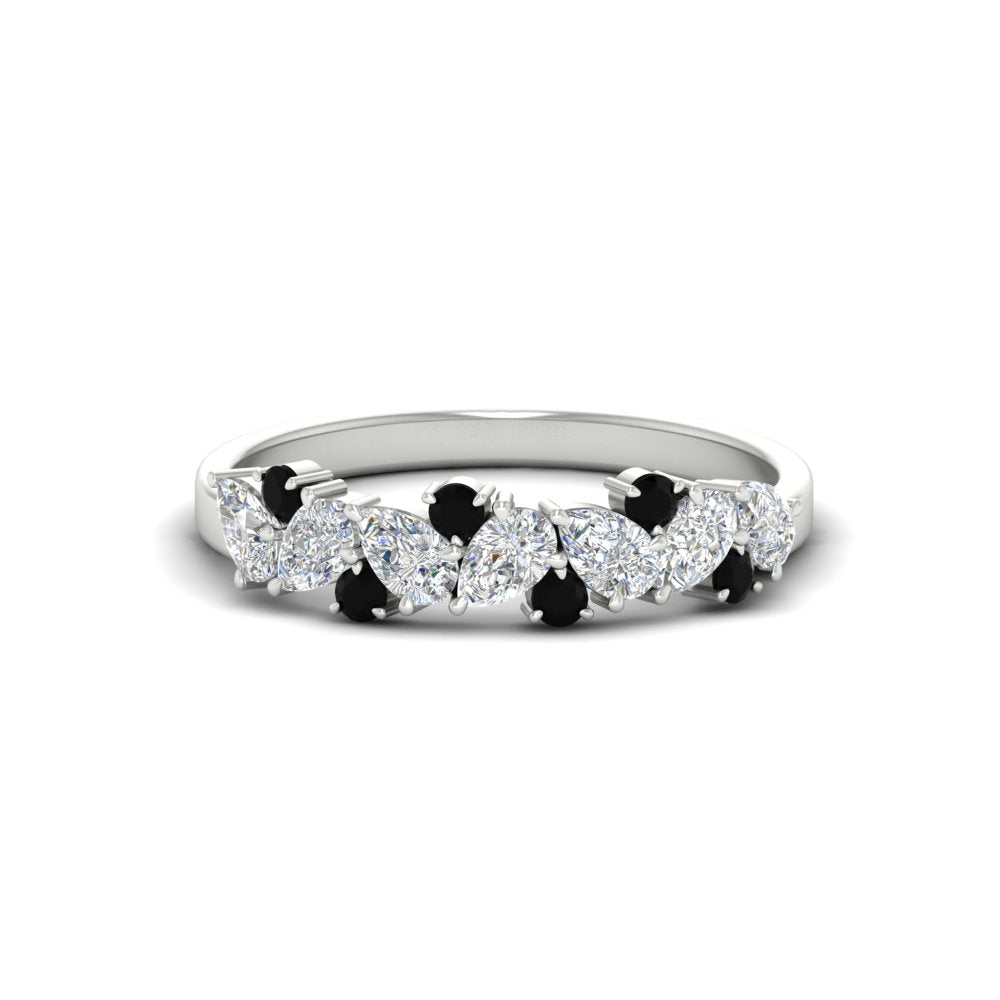 0.50-carat-pear-diamond-and-black-diamond-anniversary-wedding-band-in-white-gold-FD9174BGBLACK-0.50CT-NL-WG