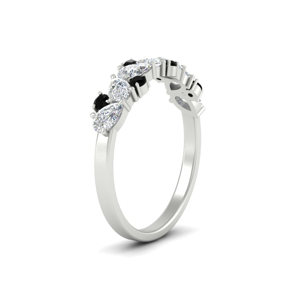 0.50-carat-pear-diamond-and-black-diamond-anniversary-wedding-band-in-white-gold-FD9174BGBLACKANGLE2-0.50CT-NL-WG
