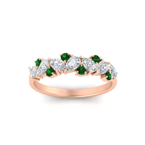 0.50-carat-pear-diamond-and-emerald-anniversary-wedding-band-in-rose-gold-FD9174BGEMGRANGLE5-0.50CT-NL-RG