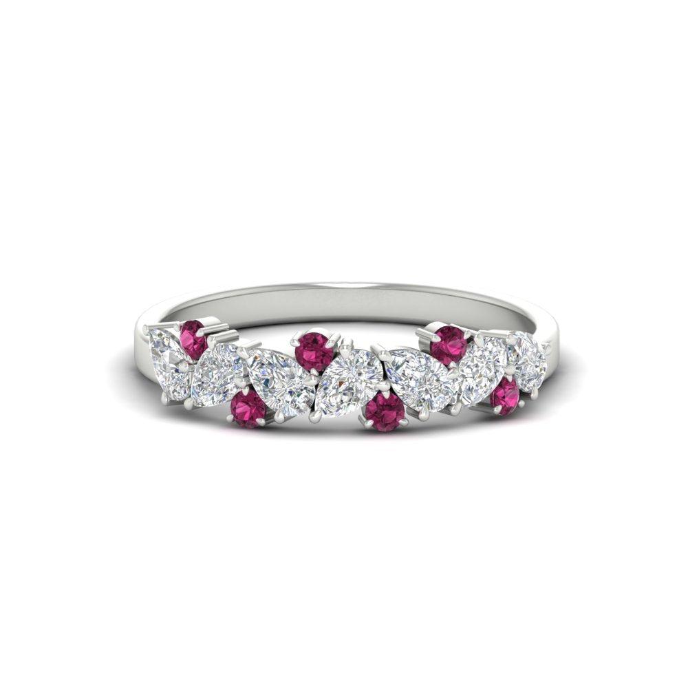 0.50-carat-pear-diamond-and-pink-sapphire-anniversary-wedding-band-in-white-gold-FD9174BGSADRPI-0.50CT-NL-WG