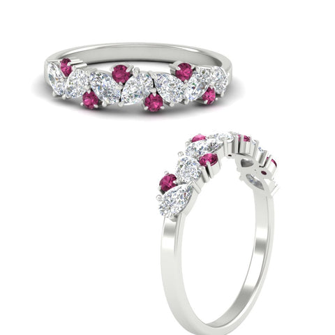 0.50-carat-pear-diamond-and-pink-sapphire-anniversary-wedding-band-in-white-gold-FD9174BGSADRPIANGLE3-0.50CT-NL-WG