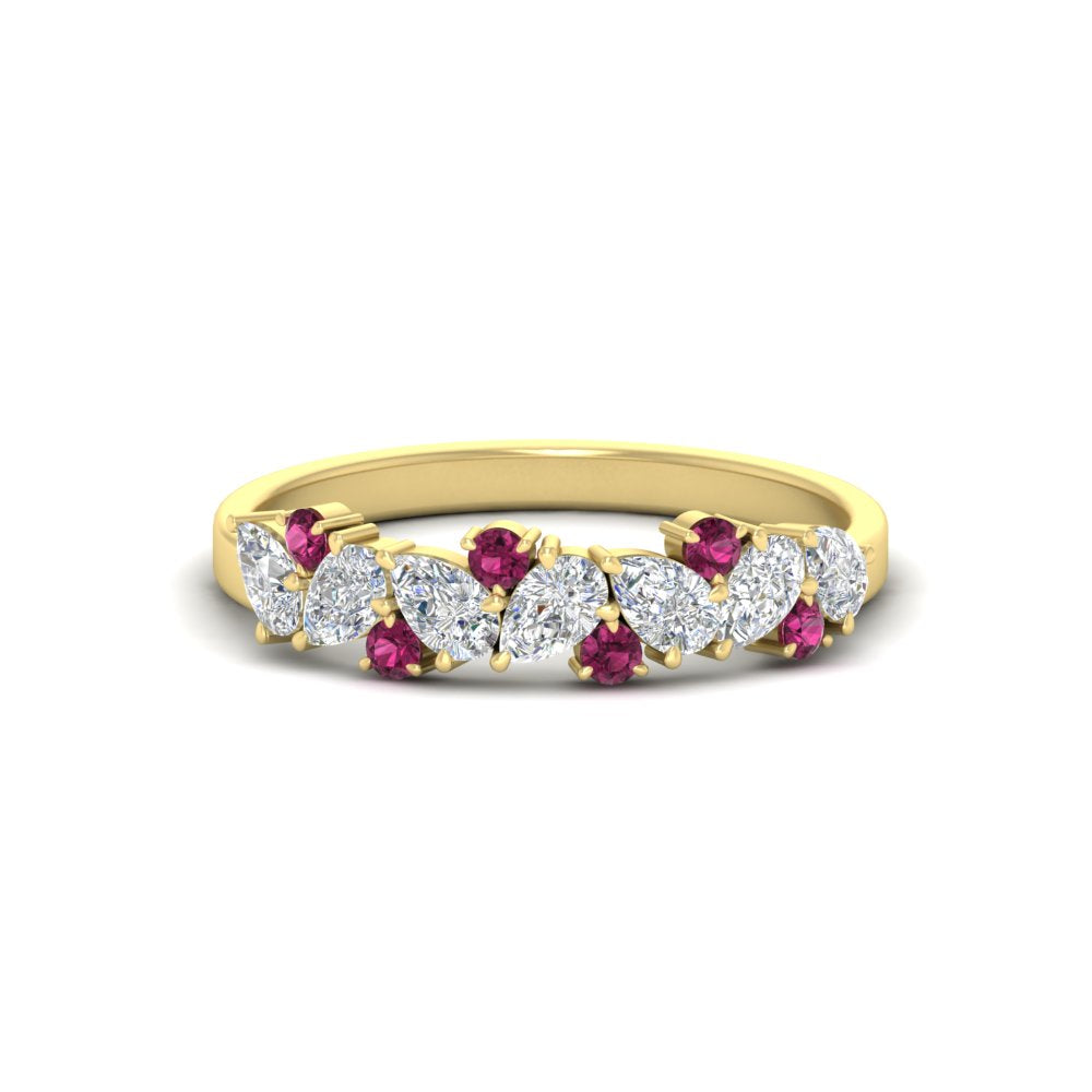 0.50-carat-pear-diamond-and-pink-sapphire-anniversary-wedding-band-in-yellow-gold-FD9174BGSADRPI-0.50CT-NL-YG