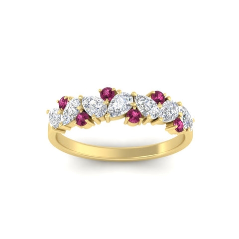 0.50-carat-pear-diamond-and-pink-sapphire-anniversary-wedding-band-in-yellow-gold-FD9174BGSADRPIANGLE5-0.50CT-NL-YG