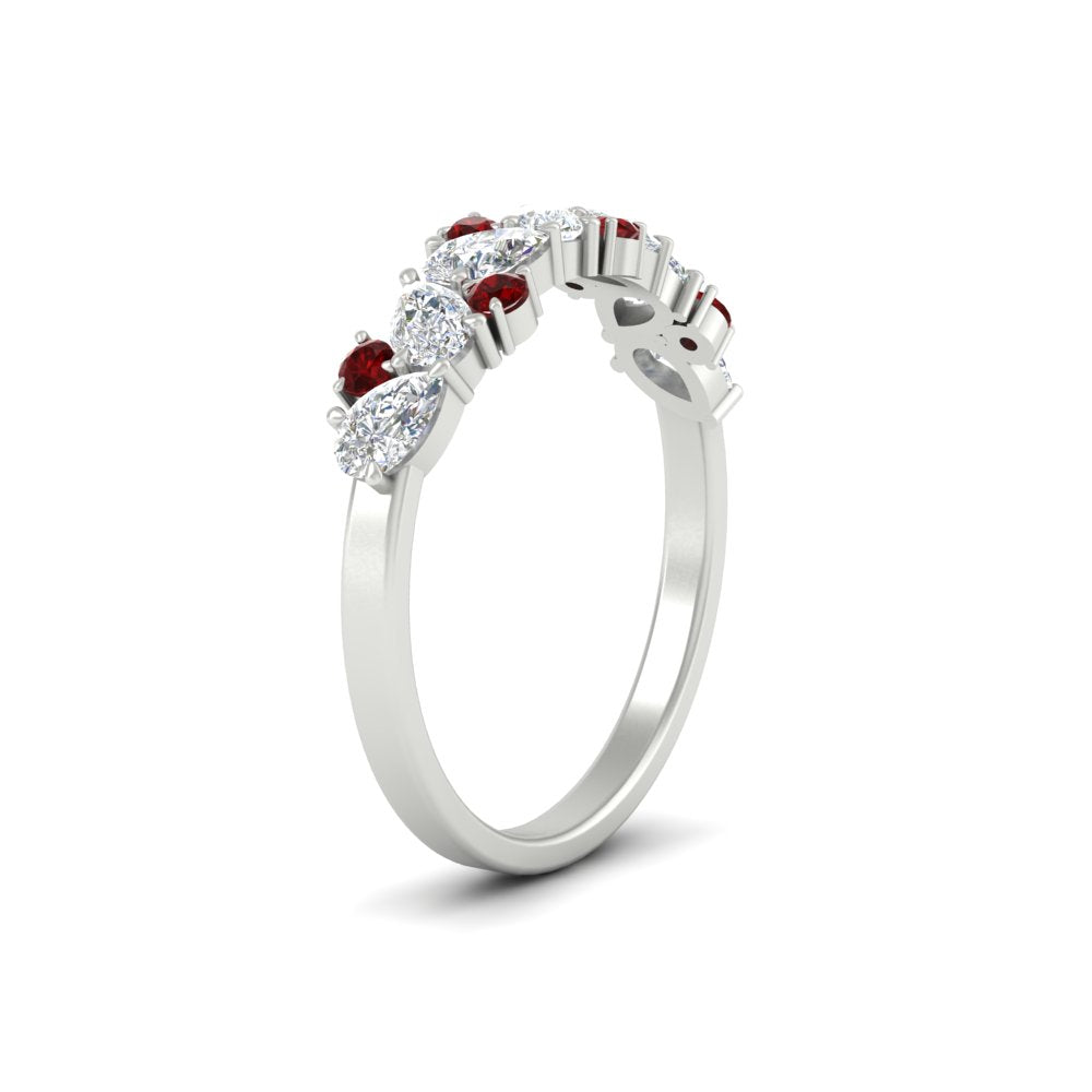 0.50-carat-pear-diamond-and-ruby-anniversary-wedding-band-in-white-gold-FD9174BGRUDRANGLE2-0.50CT-NL-WG