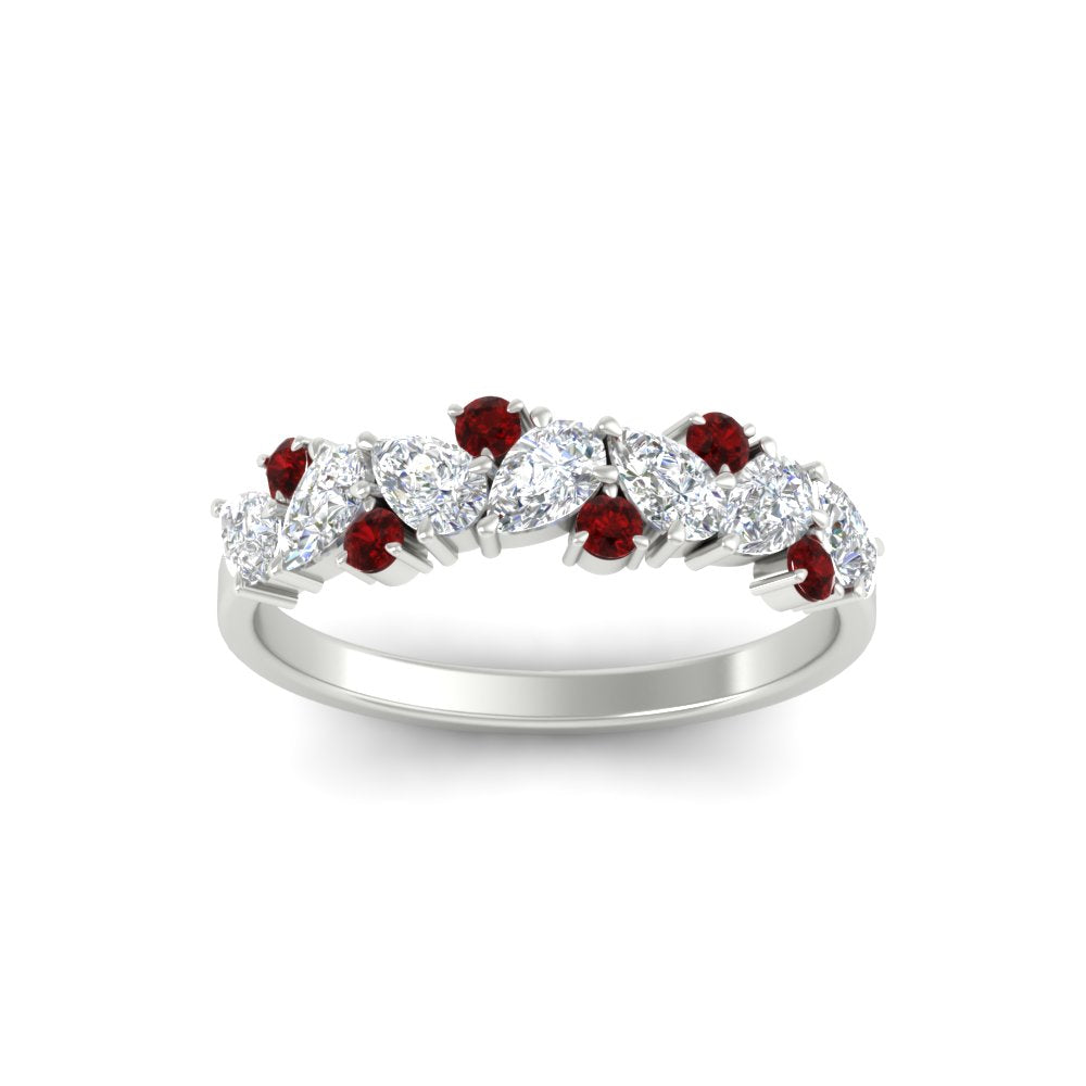 0.50-carat-pear-diamond-and-ruby-anniversary-wedding-band-in-white-gold-FD9174BGRUDRANGLE5-0.50CT-NL-WG