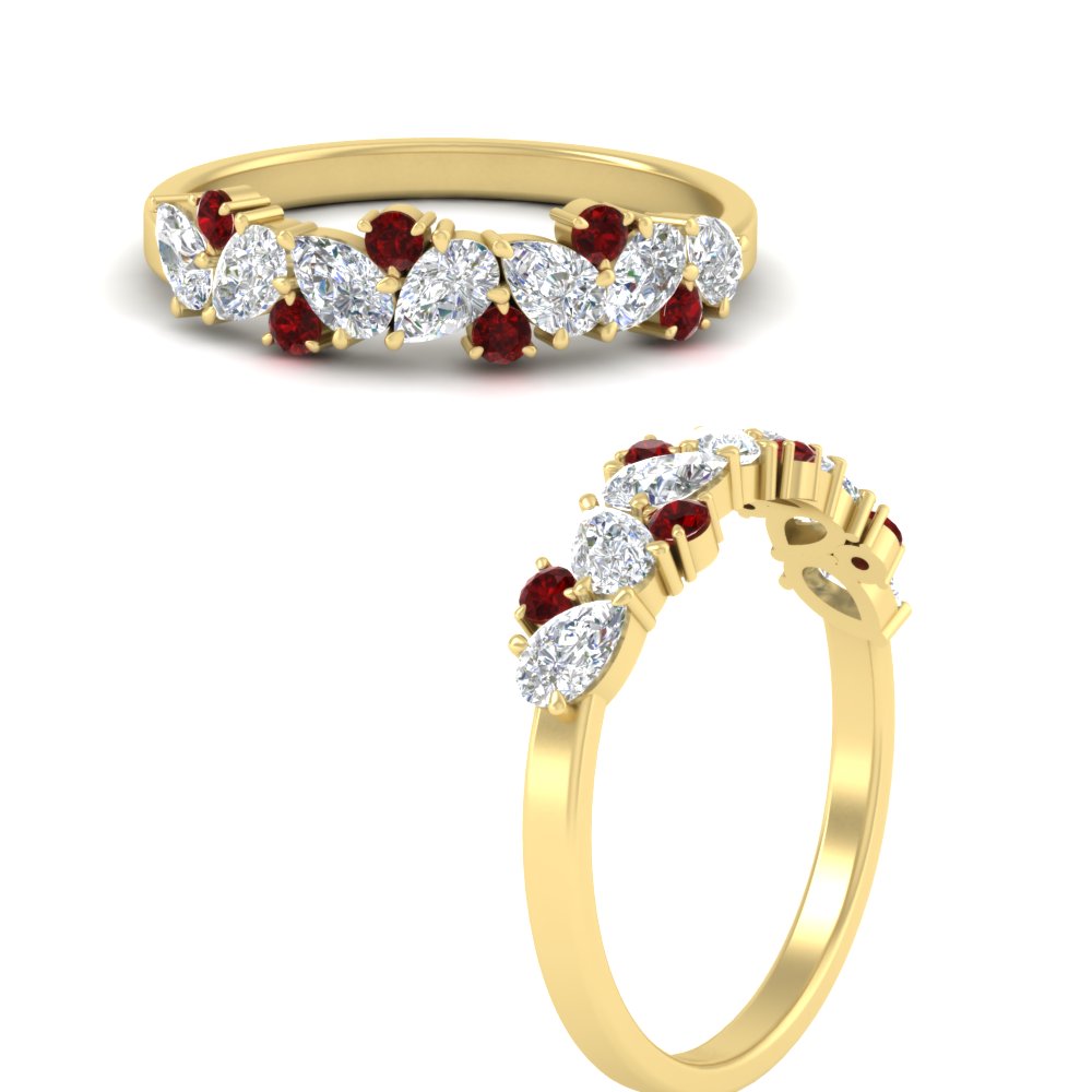 0.50-carat-pear-diamond-and-ruby-anniversary-wedding-band-in-yellow-gold-FD9174BGRUDRANGLE3-0.50CT-NL-YG