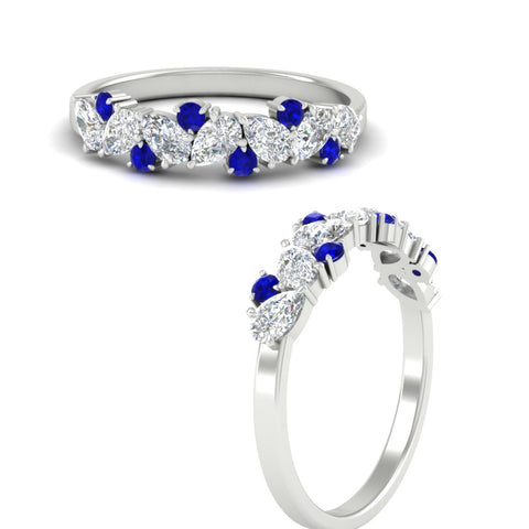 0.50-carat-pear-diamond-and-sapphire-anniversary-wedding-band-in-white-gold-FD9174BGSABLANGLE3-0.50CT-NL-WG